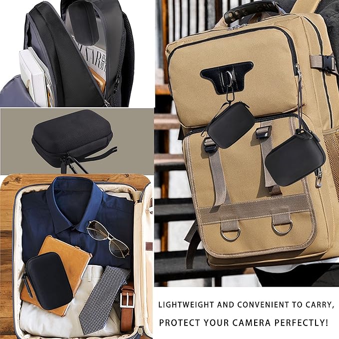 Hard EVA Carrying Storage Case Compatible with Panasonic LUMIX ZS99 Camera/DC-ZS70 /ZS80 /ZS60 /ZS100 Digital Camera,Protective Travel storage box