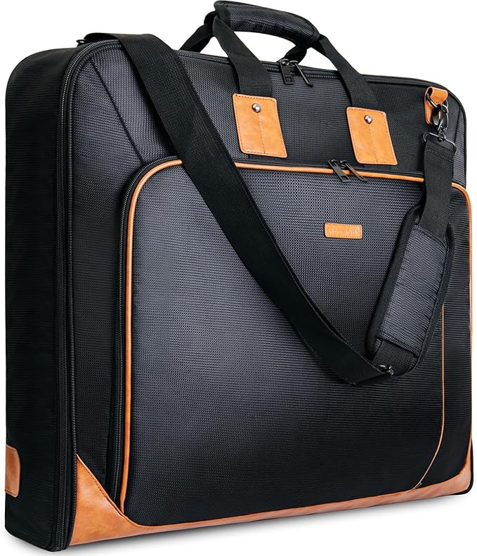 Noozion Garment Bag for Travel Large Carry On Suit Bag Hanging Travel Suit Bags Waterproof Suitcase Luggage Bag for Men Women Business Trips with Shoulder Strap