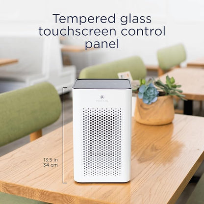 Medify MA-25 Air Purifier with True HEPA H13 Filter | 825 ft² Coverage in 1hr for Allergens, Smoke, Wildfires, Odors, Pollen, Pet Dander | Removal to 0.1 Microns | White, 1-Pack