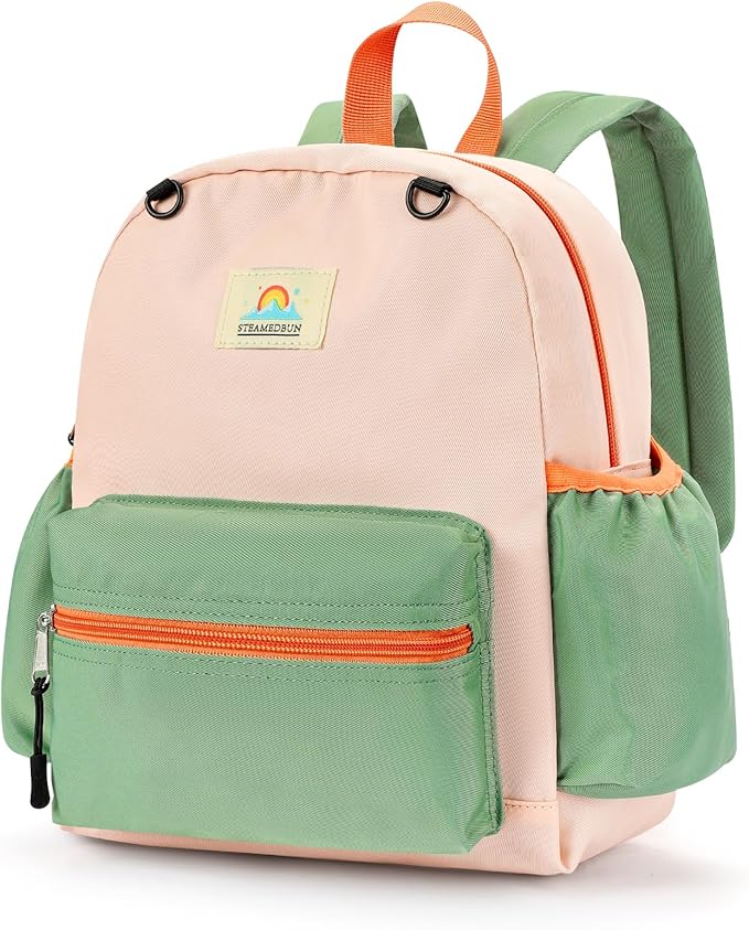 STEAMEDBUN Toddler Backpack for Girls 2-4: Kids Backpack Boys Girls - Preschool Kindergarten Daycare Backpacks - 12 inch
