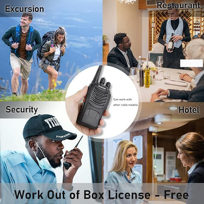 BAOFENG Radio BF-888S Walkie Talkies Long Range Rechargeable Two Way Radios with Flashlight, Type-C Charging Li-ion Battery, Frequency Copy, VOX Handsfree, for Cruise Hiking Camping Family, 20 Pack