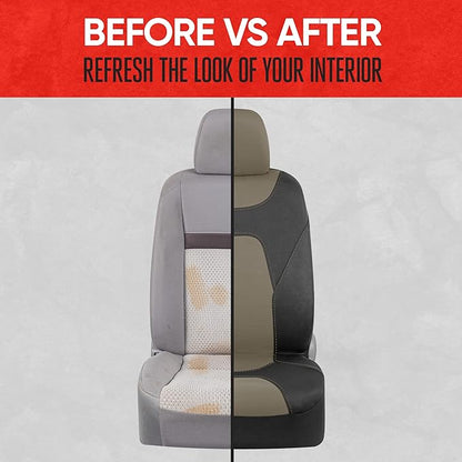 Motor Trend AquaShield Waterproof Front Seat Covers, Beige Seat Covers for Cars – Neoprene Front Car Seats Cover, SUV Seat Covers Protector - Car Interior Cover for Auto, Trucks, & Dog Owners