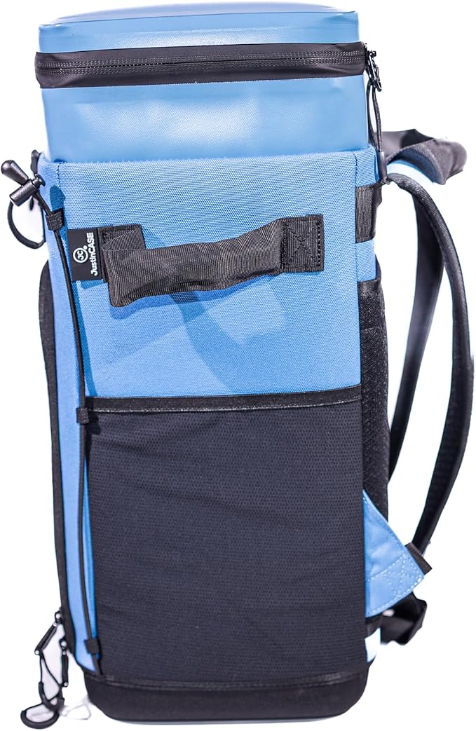 Convertible Cooler Backpack with Dry Storage by JustinCASE | Waterproof Travel Cooler Bag for Drinks, Clothes & Trips