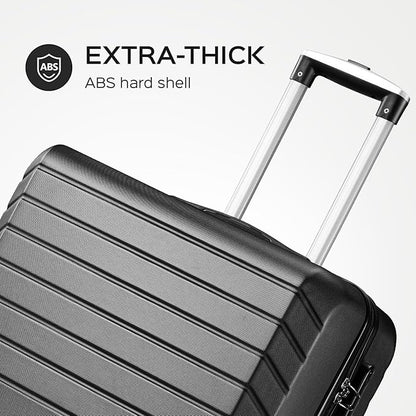 11 Piece Travel Luggage Sets(20″24″28″32″), 4 Piece Hardshell Suitcase with Wheels, 20inch Carry on Luggage, 24inch 28inch 32inch Checked Luggage with 7PC Packing Bags