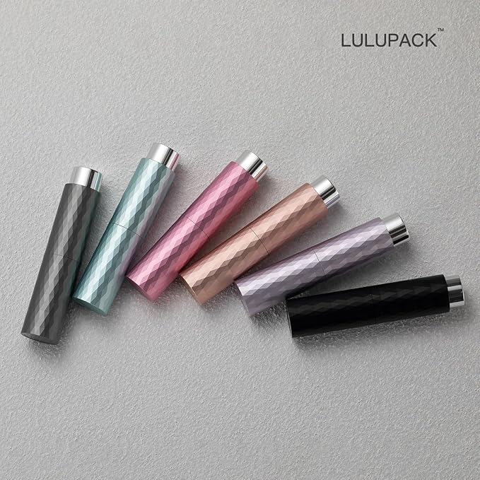 Travel Perfume Bottle Refillable - Cologne Spray Atomizer Mini - Small Travel Size Empty Sprayer for Refill Sample Container - Portable Fragrance Decant Dispenser for Women Men 8ml 6PCS Matte