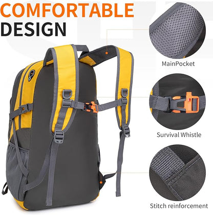 40L Hiking Backpack Lightweight Daypack Waterproof Travel Camping Backpack for Men Women Sport Packable