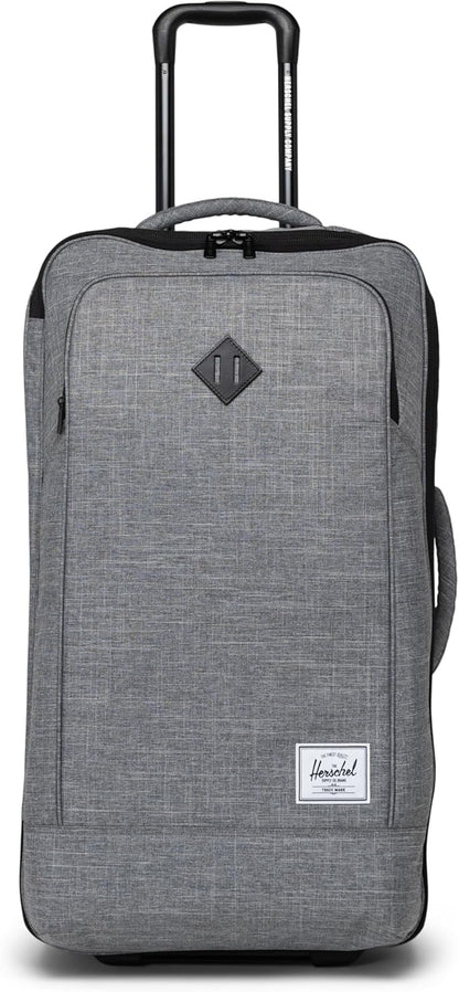 Herschel Supply Co. Heritage Softshell Luggage, Raven Crosshatch, Medium 92 L