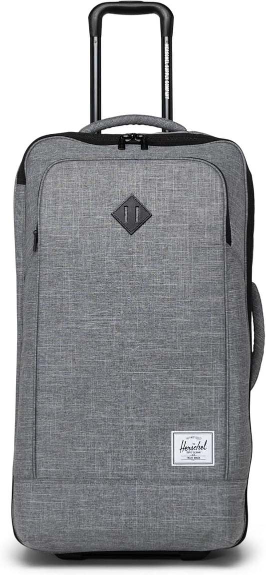 Herschel Supply Co. Heritage Softshell Luggage, Raven Crosshatch, Medium 92 L