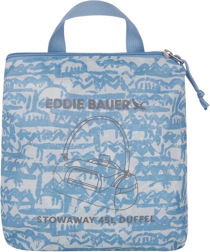 Eddie Bauer Stowaway Packable Duffel Bag | Travel | Foldable | Lightweight | Durable | Ripstop Polyester