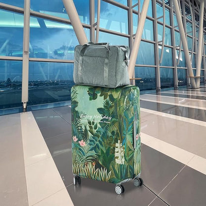 Travelkin Luggage Covers For Suitcase Tsa Approved,Suitcase Cover Protector Fit 18-32 Inch Luggage (Jungle, S)