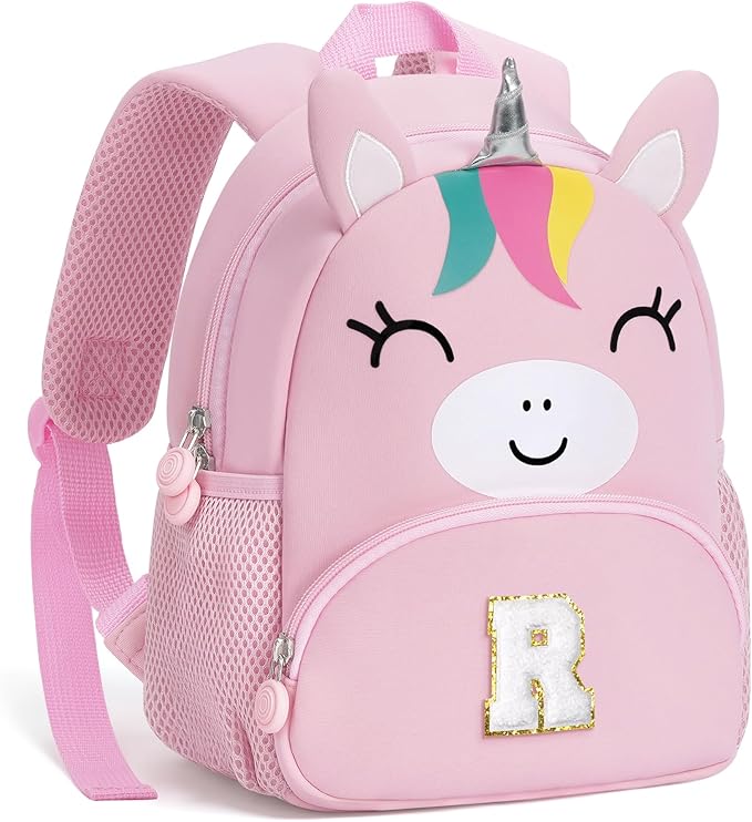 YOOLIFE Small Backpack for Toddler - Toddler Gifts for Kids, Pink School Unicorn Backpack for Kids Daughter Grandkids | 2 3 Year Old Birthday Gift Pink R