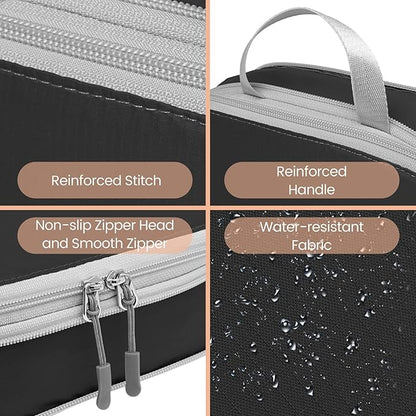 Cambond Compression Packing Cubes for Travel Women - Expandable Travel Bags Luggage Organizers Travel Essentials Compression Cubes for Travel Carry on Suitcases Organizer