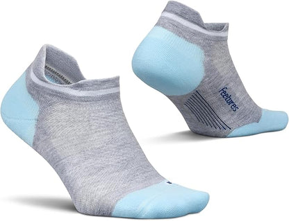 Feetures Elite Max Cushion No Show Tab Ankle Socks - Sport Sock with Targeted Compression