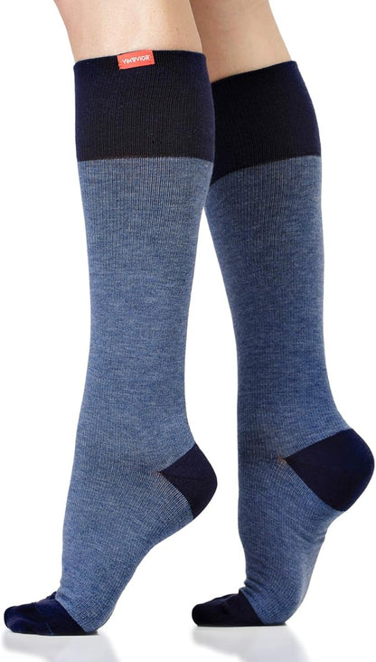 VIM & VIGR Cotton Graduated Compression Socks