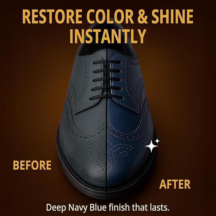 Eagle Shoe Polish Wax – Premium High-Gloss Shine – Restores Color, Covers Scuffs, Nourishes & Protects - 3-Piece Kit