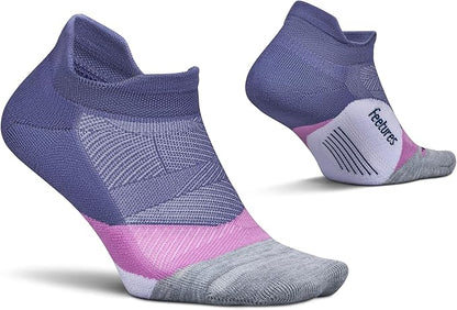 Feetures Elite Light Cushion No Show Tab Athletic Ankle Socks - Sport Sock with Targeted Compression