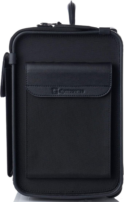 Alpine Swiss Rolling 17" Laptop Briefcase on Wheels Attache Lawyers Case Legal Size