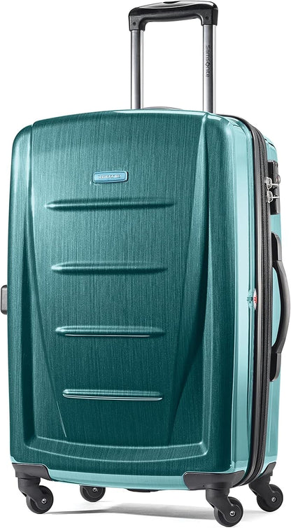 Samsonite Winfield 2 Hardside Luggage with Spinner Wheels, 2-Piece Set (20/28), Cactus Green