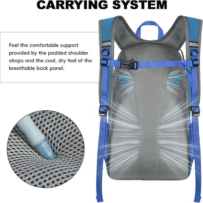 Seektop 20L Foldable Waterproof Hiking Backpack, Ultralight Small Lightweight Daypack Packable Backpack for Men Woman