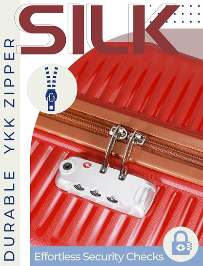 Luggage Sets 5 Piece,Lightweight,Impact-Resistant,Wear-Resistant Suitcases with Wheels, Hardshell Suitcase Set with Spinner Wheels, PP Carry on Luggage Set with TSA Lock, Travel Luggage
