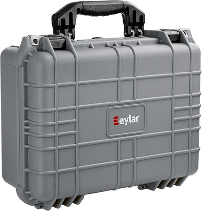 Eylar Standard 16" Gear, Equipment, Hard Camera Case Waterproof with Foam TSA Standards