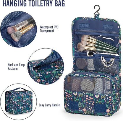 Veken 8 Set Packing Cubes for Travel Essentials, Suitcase Organizer Bags in 4 Sizes, Carry-On Luggage Accessories with Large Laundry & Hanging Toiletry Bag, Must-Have for Airplane, Road Trip & Camping