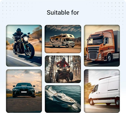 PAJ GPS Vehicle Finder 4G 2.0 - Real-Time GPS Tracker Device for Car, Motorcycles, Trucks, Bike - Direct Connection to Vehicle Battery (9-75V) - Tracking Devices with Alerts - Subscription Required