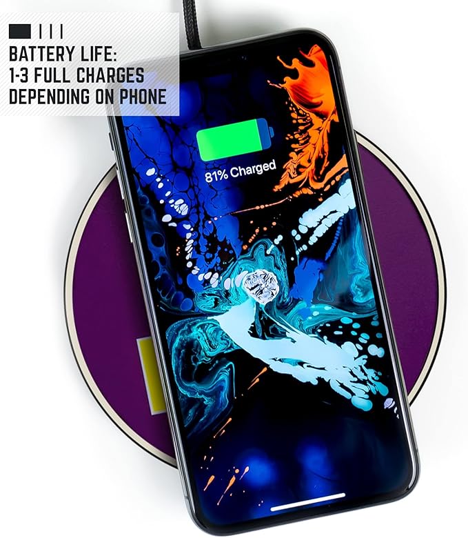 LSU Qi Wireless Charger With Illuminated Tigers Logo & Built-In Power – Fametek