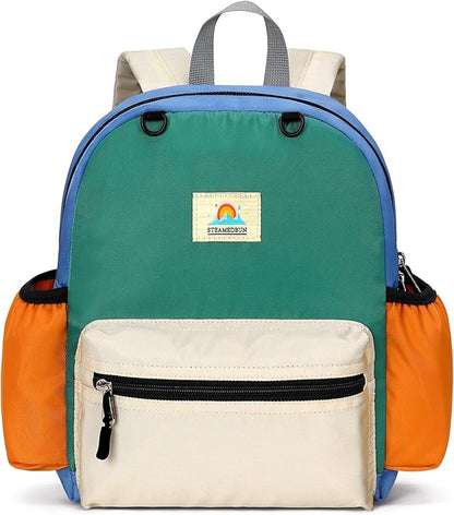 STEAMEDBUN Toddler Backpack for Boys 2-4: Preschool Kindergarten Backpacks - 12 inch Daycare Backpack