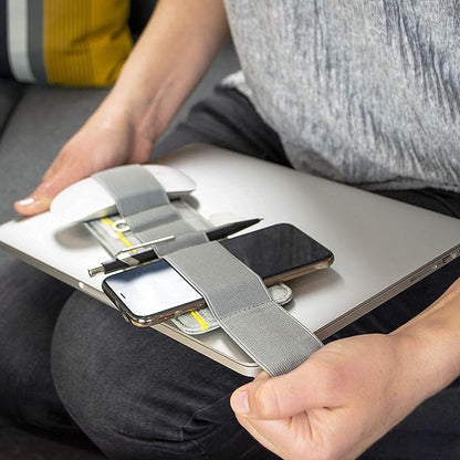 Beblau SLIM Portable Tech Organizer attachable to your laptop & notebook | Backpack & desktop organizers Office, Home & School | Working from Home Solution | Laptop accessories