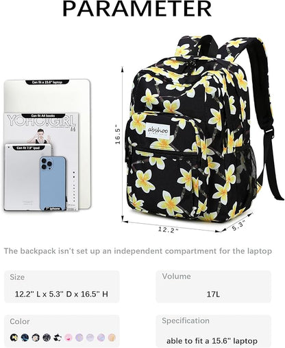 abshoo Classical Basic Travel Backpack For School Water Resistant Bookbag