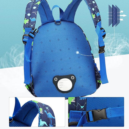 willikiva 3D Dinosaur Backpack Toddler Backpacks for Boys and Girls Kids Backpack Waterproof Preschool Safety Harness Leash (Green Dinosaur)