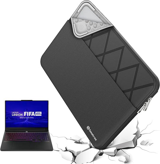 Smatree Laptop Sleeve for 16 inch Lenovo Legion Pro 7i Gen 10 2025/Gen 9/8 Gaming Laptop, Case with Accessory Pocket, YKK Zipper, Patented Shockproof Design (E657)