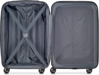 DELSEY PARIS Helium Aero Hardside Expandable Luggage with Spinner Wheels, Brick Red, Carry-On 21 Inch