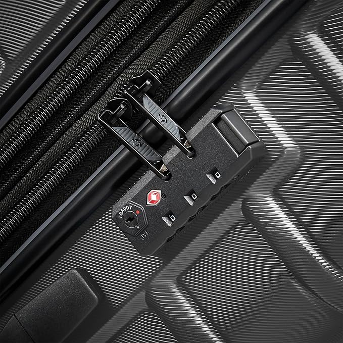 Samsonite Omni 2 Hardside Expandable Luggage with Spinner Wheels, MEDIUM SPINNER, SOLID CHARCOAL