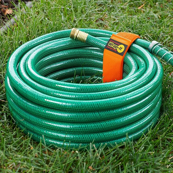 Super-Stretch Wrap-It Storage Straps - (6) 18" Orange - Elastic Hook and Loop Cinch Straps - Extension Cord Organizer, Hose and Cables Straps, Cord Wrap, Cord Keeper, Garage and RV Storage Accessories
