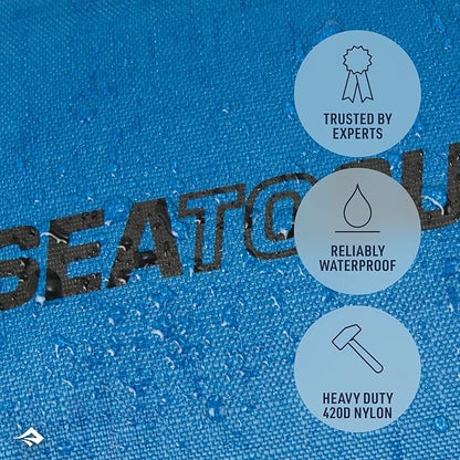 Sea to Summit Big River Dry Bag, Heavy-Duty Dry Storage, 13 Liter, Surf Blue