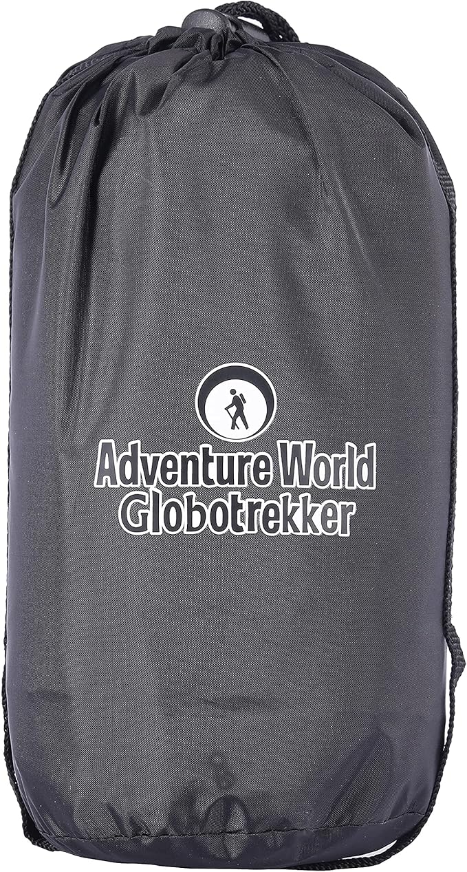 Adventure World Globotrekker Backpack Poncho Lightweight Waterproof Rain Poncho for Hiking, Camping, Travel & Outdoor Use