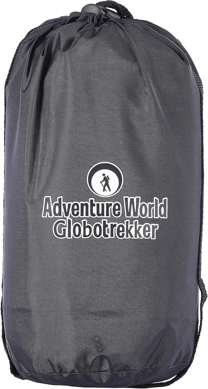 Adventure World Globotrekker Backpack Poncho Lightweight Waterproof Rain Poncho for Hiking, Camping, Travel & Outdoor Use