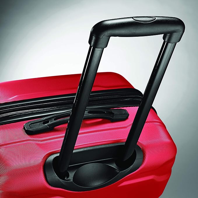 Samsonite Omni PC Hardside Expandable Luggage with Spinner Wheels, Carry-On 20-Inch, Red