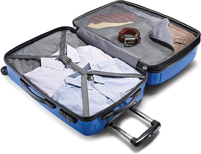 Samsonite Winfield 2 Hardside Luggage with Spinner Wheels, 3-Piece Set (20/24/28), Nordic Blue