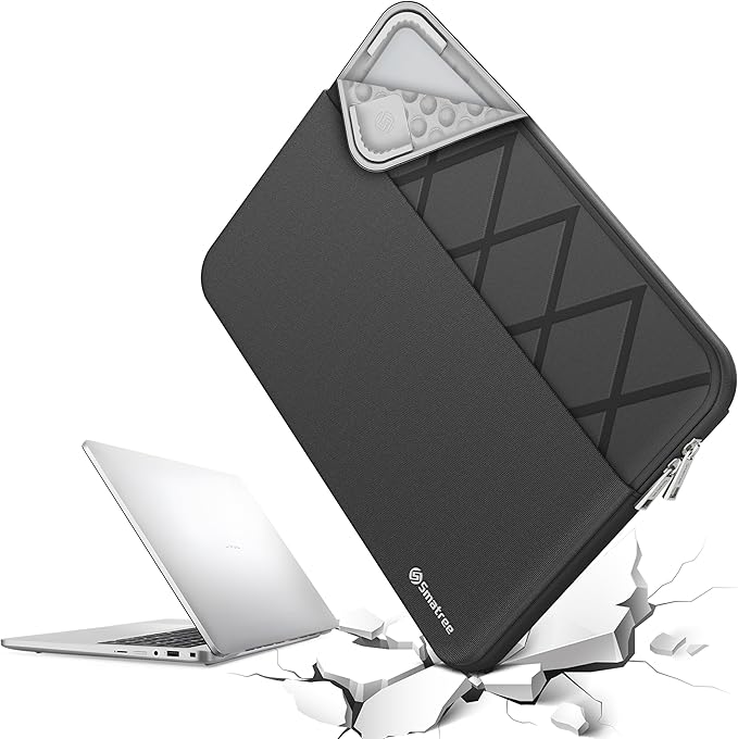 Smatree 16 inch Laptop Sleeve for DELL Latitude 7640/7650, DELL Laptop Case with Accessory Pocket, YKK Zipper, Patented Super Corner Design (E613)