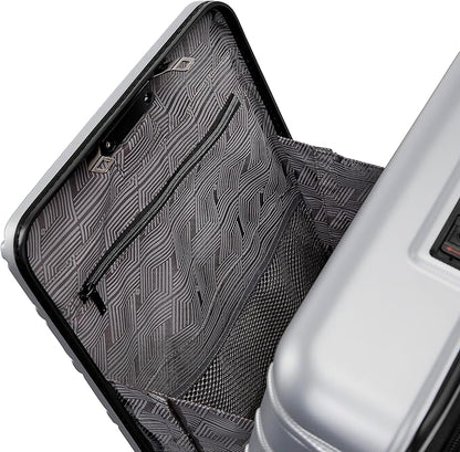 Samsonite Omni 2 PRO Hardside Expandable Luggage with Spinners, Arctic Silver, Carry-on