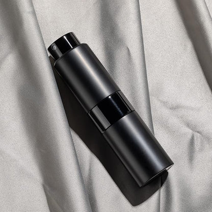 Perfume Travel Refillable Atomizer Bottle: Cologne Spray Mini for Refill - Empty Fragrance Sprayer for Men - Large Size 20ML Black