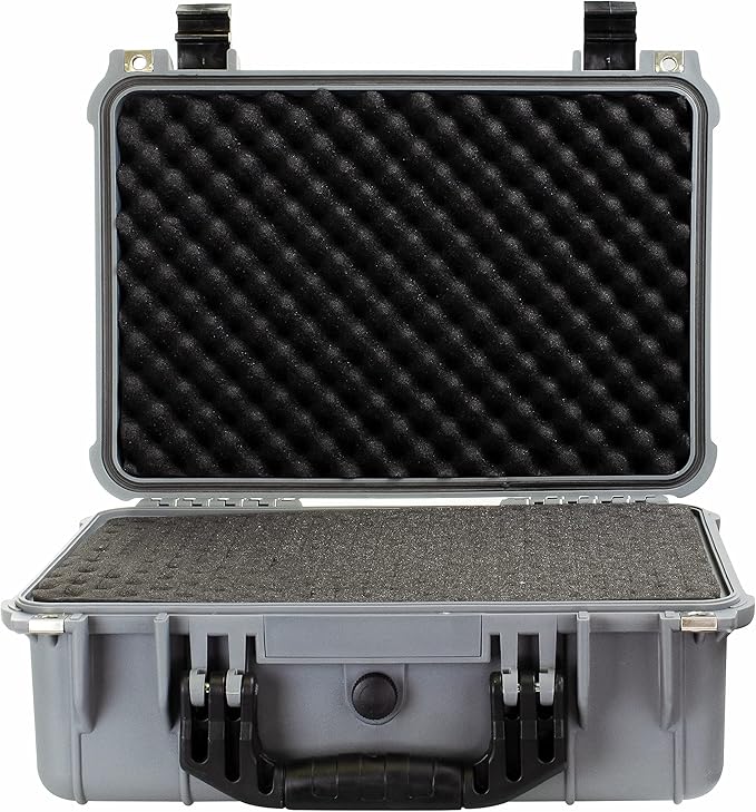 Eylar Standard 16" Gear, Equipment, Hard Camera Case Waterproof with Foam TSA Standards