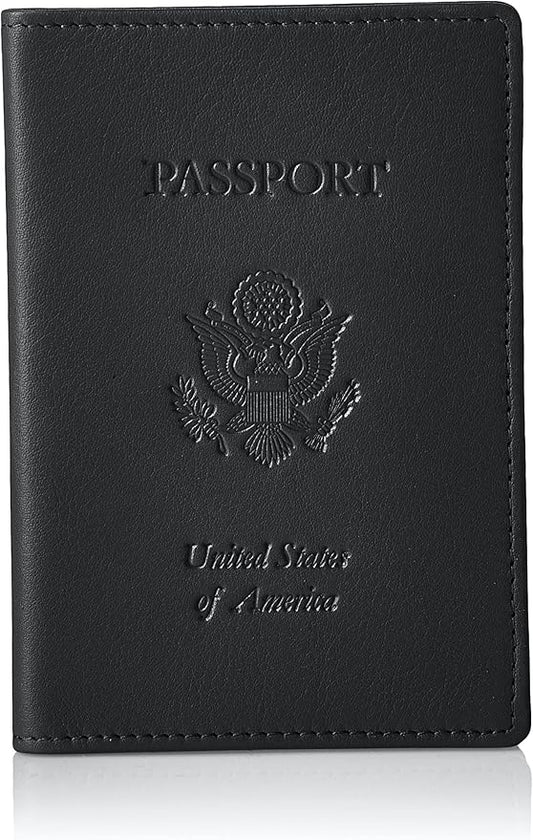Royce Leather Rfid Blocking Passport Travel Document Organizer In Genuine Leather Packing Organizer, Blue 3
