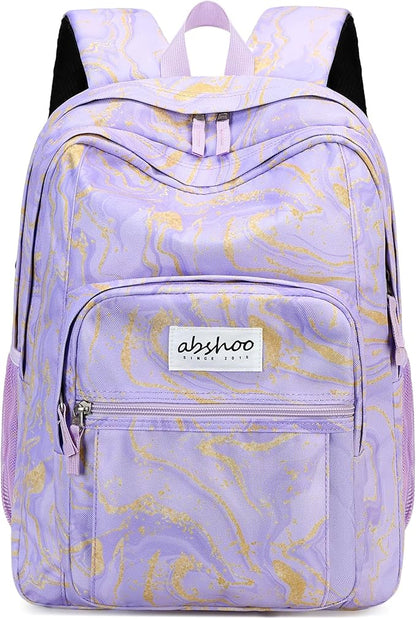 abshoo Classical Basic Travel Backpack For School Water Resistant Bookbag