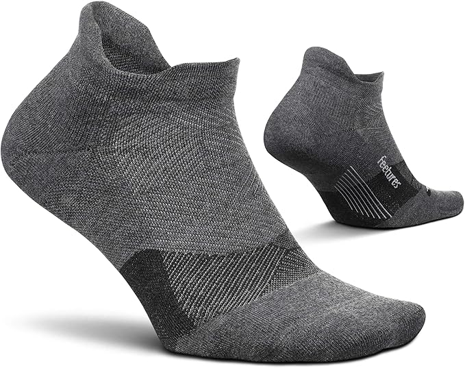Feetures Elite Golf Max Cushion Tab Ankle Socks - Sport Sock with Targeted Compression