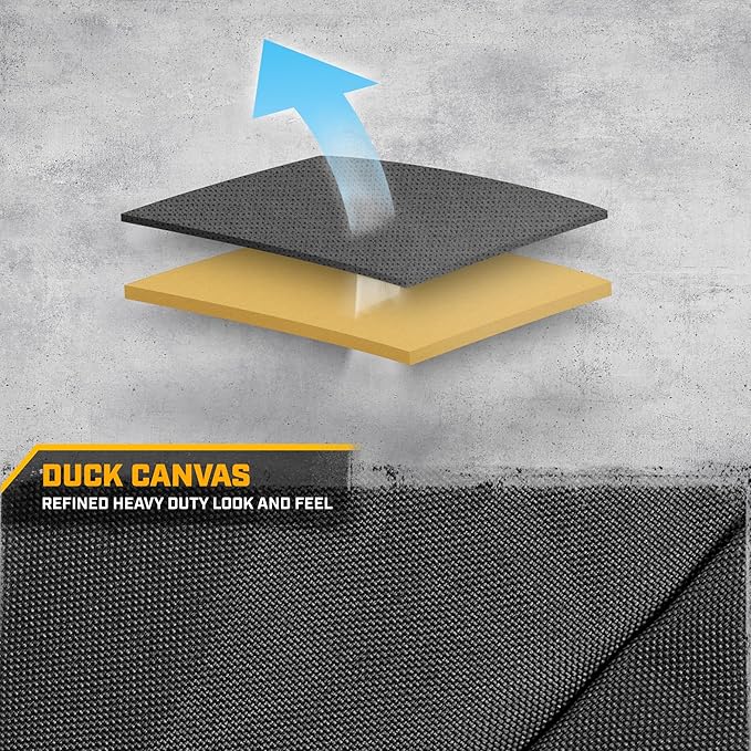 CAT Gray Rear Seat Cover for Cars, SUVs & Small Trucks – Heavy-Duty Oxford Canvas – 60/40 Split Bench Protector – Durable Back Seat Cover for Pets, Travel & Daily Use – Car & Truck Interior Accessory