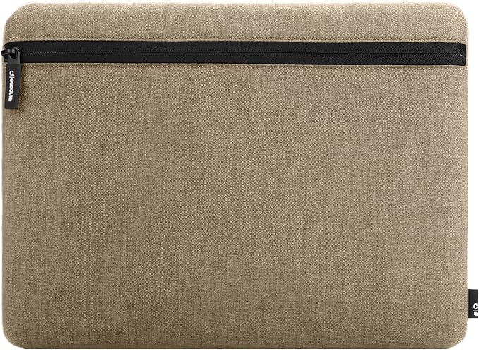 Incase 13-inch Laptop Carry Zip Sleeve - Sea Blue, Polyester, Protecting Laptops During Travel or Transport, Cover for Laptops (Dark Taupe)